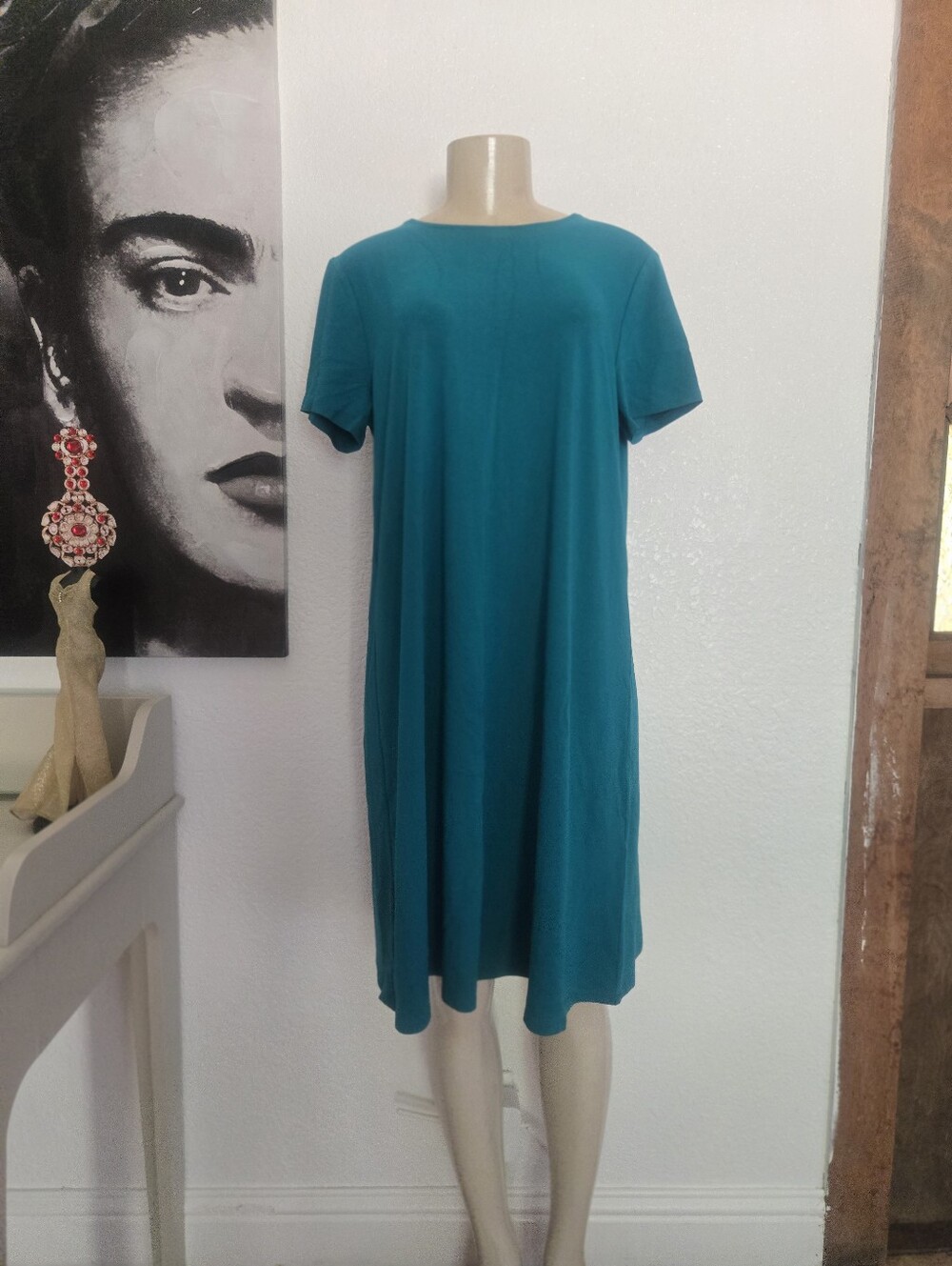 NWT Womens J. Jill Teal Women's Dress Size Medium